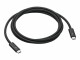 Image 2 Apple Thunderbolt 4 Pro Kabel 1.8 m, Schwarz, Kabeltyp