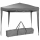 ProGarden Partyzelt Easy-Up 300x300x245 cm Grau