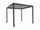 Creative Living Alu/Stahl-Pergola, Schwarz, 300 x 300 x 240 cm