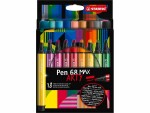 STABILO Fasermaler Pen 68 MAX ARTY 18er Etui, Verpackungseinheit