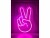 Bild 1 Vegas Lights LED Dekolicht Neonschild Peace 30 x 18 cm