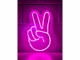 Vegas Lights LED Dekolicht Neonschild Peace 30 x 18 cm
