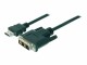 Digitus ASSMANN - Adapter cable - HDMI male to DVI-D