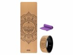 KOOR Yoga-Set 3-teilig, Kork, Breite: 61 cm, Bewusste