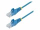 StarTech.com - 2m Slim LSZH CAT6 Ethernet Cable, 10 Gigabit Snagless RJ45 100W PoE Patch Cord, CAT 6 10GbE UTP Network Cable w/Strain Relief, Blue, Fluke Tested/ETL, Low Smoke Zero Halogen - Category 6 - 28AWG (N6PAT200CMBLS)