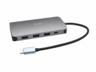 I-Tec - USB-C Metal Nano Dock HDMI/VGA with LAN + Power Delivery 100 W