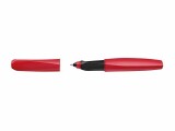 Pelikan Tintenroller Twist Fiery Red Medium (M), Rot/Schwarz