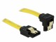 DeLock SATA2 Kabel intern 30cm mit Metal Clip gelb, Anschlüsse: