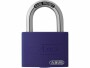 Abus Vorhängeschloss T65AL/40 Lila Aluminium, Schlossart