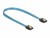 Bild 1 DeLock SATA-Kabel UV Leuchteffekt blau 50 cm, Datenanschluss