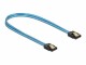 Image 1 DeLock SATA-Kabel UV Leuchteffekt blau 0.5