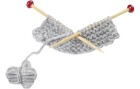 HobbyFun Mini-Utensilien Strickzeug Grau, Detailfarbe: Grau