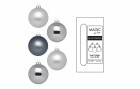 INGES CHRISTMAS DECOR Weihnachtskugel Hazy Grey Ø 4 cm 36 Stück