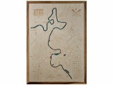 Swiss Wood Maps Bild Bern Aare A3 33.5 x 45.5 cm