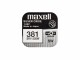 Maxell Europe LTD. Knopfzelle SR1120SW 10 Stück, Batterietyp: Knopfzelle