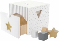 JABADABADO Sortierbox W7155 weiss 10x15x15cm, Kein Rückgaberecht