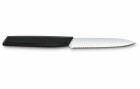 Victorinox Gemüsemesser Swiss Modern mit Wellenschliff Schwarz