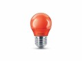Philips Lampe LED colored P45 E27 RED, Energieeffizienzklasse