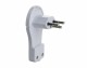 Brennenstuhl Montagestecker T12 flach, Detailfarbe: Weiss