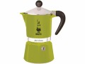 Bialetti Espressokocher Rainbow 3 Tassen, Grün, Material