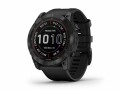 GARMIN Sportuhr Fenix 7X Sapphire Solar, Schwarz/Anthrazit