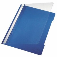 Leitz Standard Plastik-Hefter A4 41910035 blau, Kein