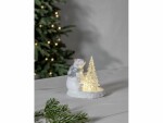 Star Trading LED-Figur Polare, 14 cm, Weiss, Betriebsart