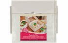 Funcakes Cupcake-Box für 6 Cupcakes, 3 Stück, Detailfarbe: Weiss