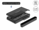 DeLock Konverter USB-C für 1x M.2 NVMe SSD +1x