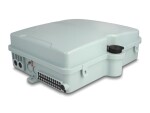 DeLock LWL Verteilerbox IP65, 24 Port, Grau, Datenanschluss Seite