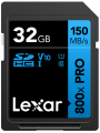 Lexar 800x UHS-I SDHC 32GB Blue