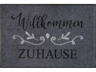 wash+dry Fussmatte «Willkommen Zuhause» 50 cm x 75 cm