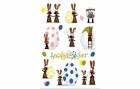 Herma Stickers Sticker Ostern Hasenparty, Verpackungseinheit: 1 Stück