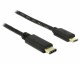 DeLock USB2.0 Kabel, C - MicroB, 2m, SW, Typ