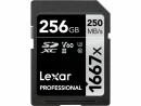 Lexar SDXC-Karte Professional 1667x SILVER Serie 256 GB