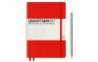 Leuchtturm Notizbuch Medium A5, Blanko, 2-teilig, Rot, Produkttyp