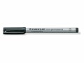 Staedtler Folienstift Lumocolor 312 Schwarz, wasserlöslich