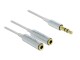 DeLock Audio-Kabel Klinke 3.5mm, male - Klinke 3.5mm, female