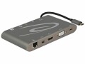 DeLock Dockingstation USB 3.1 Typ-C ? HDMI/MiniDP/VGA//SD