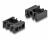 Bild 1 DeLock Kabelschlauchhalter 13 mm, 8 Stück, Schwarz, Produkttyp