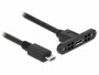 DeLock USB 2.0-Kabel Micro-USB B - Micro-USB B