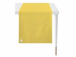 APELT Outdoor Tischläufer, Gelb 46 x 135 cm, 100% PES
