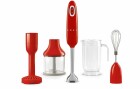 SMEG Stabmixer 50's Style HBF22RDEU Rot, Motorleistung: 700 W