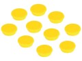 Franken Haftmagnet Ø 32 mm, 10 Stück, Gelb, Detailfarbe