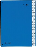 PAGNA     PAGNA Pultordner Color A4 24329-02 blau, 1-31, Kein
