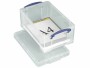 Really Useful Box Aufbewahrungsbox 9 Liter, Transparent, Breite: 39.5 cm