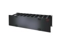 APC 3U Horizontal Cable Manager 6" Fingers top and bottom 