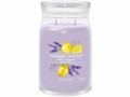 Yankee Candle Signature Duftkerze Lemon Lavender Signature Large Jar, Natürlich