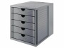 HAN Schubladenbox System Box Karma A4 Grau, Anzahl