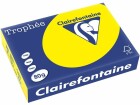 Clairefontaine Kopierpapier Trophée A4, 80 g/m², Rapsgelb, 500 Blatt